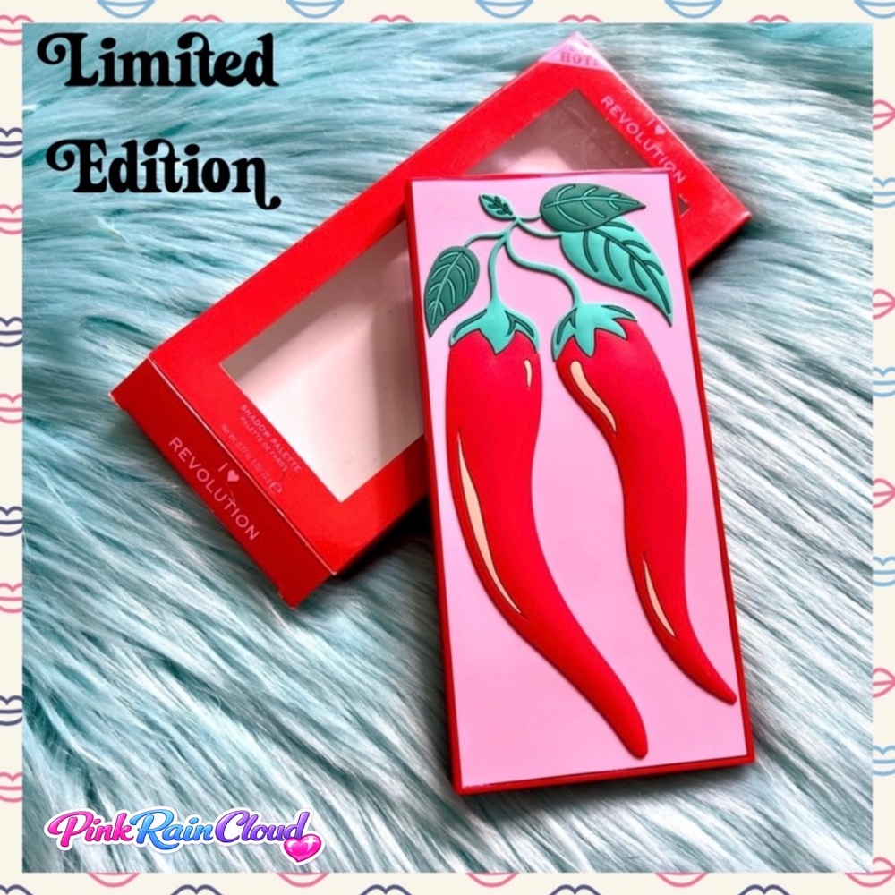 Revolution Tasty Chilli Eyeshadow Palette Limited Edition 18 Shade Chili Pepper